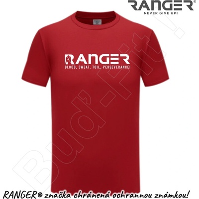 Tričko Ranger motív 13 červená