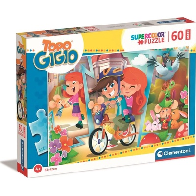 Clementoni Myšiak Gigio sa baví s kamarátmi MAXI 60 dielov