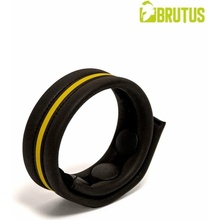 Brutus Neoprene Cockstrap Yellow, nastaviteľný remienok na penis a semenníky