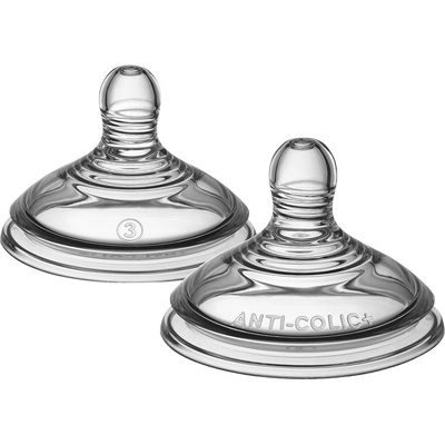 Tommee Tippee Биберони Tommee Tippee - Advanced Anti Colic, Medium 3 капки, 6m+, 2 броя (TT.0008)