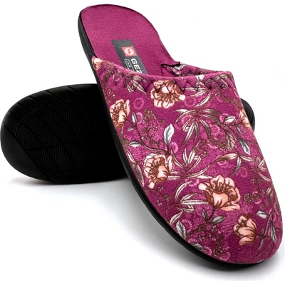 Geezer dámské papuče Květy růžová
