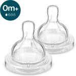Philips Anti-colic SCY761/02 биберон за шише против колики 0 m+ 2 бр