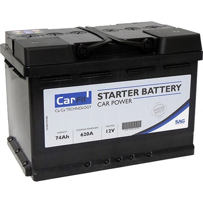 Carfit 12V 74Ah 620A CRF CARBAT07004