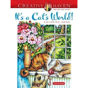 Creative Haven It's a Cat's World! Coloring Book | Teresa Goodridge (2022)