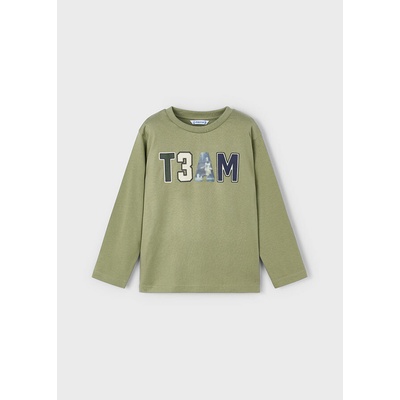 Mayoral triko s dlouhým rukávem Team khaki