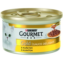 Gourmet Gold cat Sauce Delight Minifiletky kuře 85 g