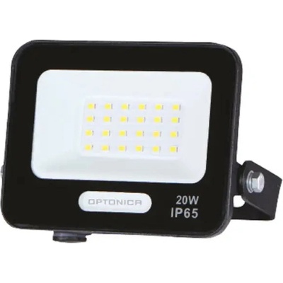 OPTONICA Led ПРОЖЕКТОР 20w 6000k ip65 ЧЕРЕН С КАБЕЛ 15cm optonica (3801057158198)