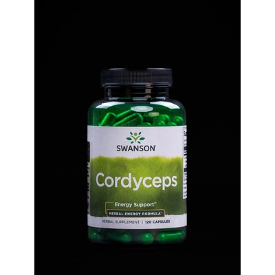 Swanson Cordyceps 600 mg 120 kapslí