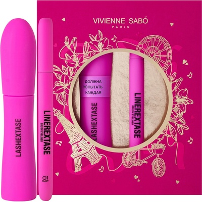 Vivienne Sabó Paris Подаръчен комплект за изразителен поглед Lashextase Vivienne Sabo Mascara & Eyeliner (VG00700048)