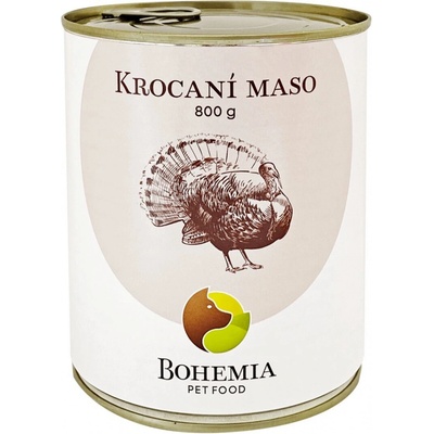 Bohemia Pet Food Krocaní maso ve vlastní šťávě 800 g