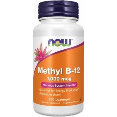 Now Foods Methyl B-12 1000 mcg 250 tablety