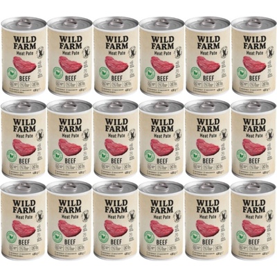 Wild Farm Pate Beef 18 x 400 g