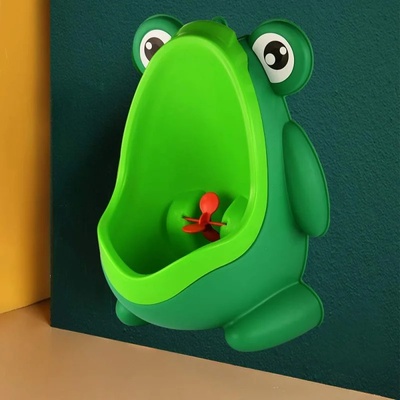 ВabyPotty Детски писоар за стена във формата на жаба - FrogPotty Зелен