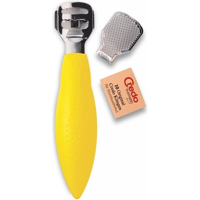 Credo Solingen Bezpečnostní seřezávač zrohovatělé kůže POP ART 2312 žlutý
