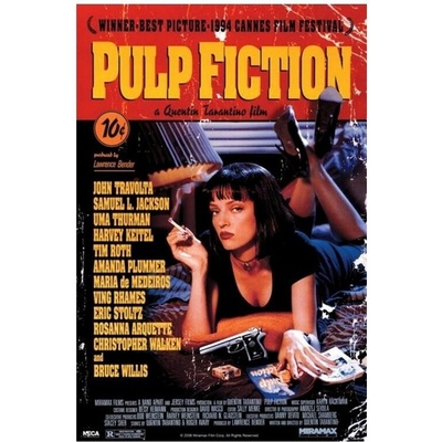 Plagát, Obraz - Pulp Fiction - Cover, 61 × 91.5 cm
