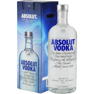 Absolut Vodka 40% 4,5 l (kartón)