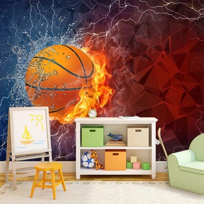 Sablio Tapeta Basketbalová lopta, rozmery 125x75 cm