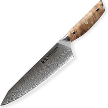 Dellinger Nůž Gyuto/Chef Kiritsuke 215 mm Longevity Damascus Edition