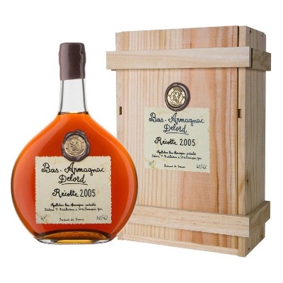 Armagnac-Delord Millésimés 2005 40% 0,7 l (dřevěná kazeta) – Zboží Dáma