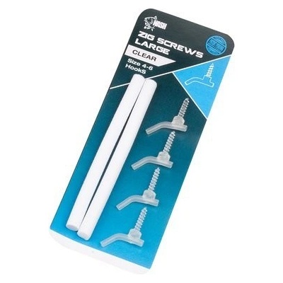 Kevin Nash rovnátka Zig Screws large clear