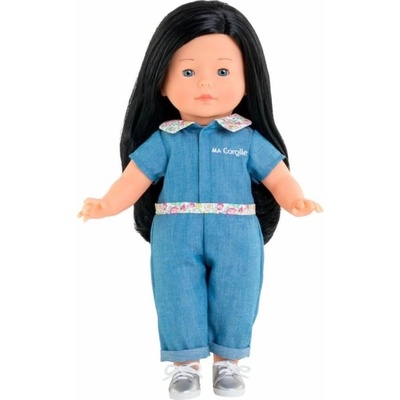 Corolle Perrine Ma černé vlasy a modré mrkací oči 36 cm