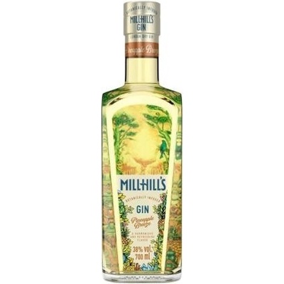 Millhill´s Pineapple Breezes Gin 38% 0,7 l (čistá fľaša)