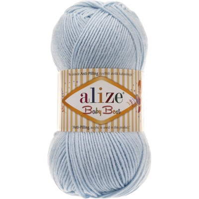 Alize Příze Baby best 183 sv.modrá