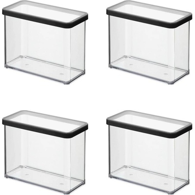 Rotho set Loft černý 4x2,1L