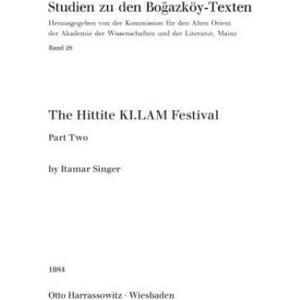 The Hittite KI. LAM Festival | Itamar Singer (ISBN: 9783447023092)
