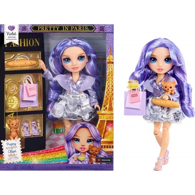 MGA Módna bábika Rainbow High v Paríži Violet