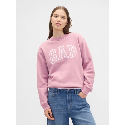 GAP Oversize mikina s logom ružová