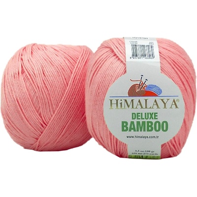 Himalaya příze DeLuxe Bamboo_124-08 korálově růžová