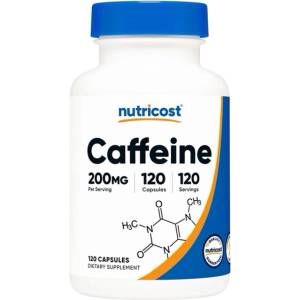 Nutricost Caffeine 200 mg [120 капсули]