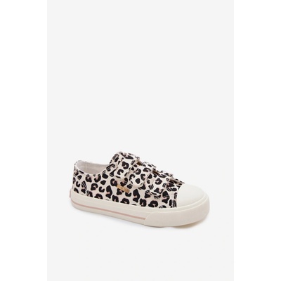 Big Star Shoes detské tenisky na suchý zips čierna biela