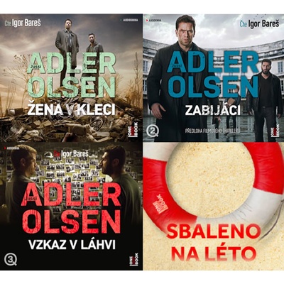 Žena v kleci, Zabijáci, Vzkaz v láhvi - Adler-Olsen Jussi