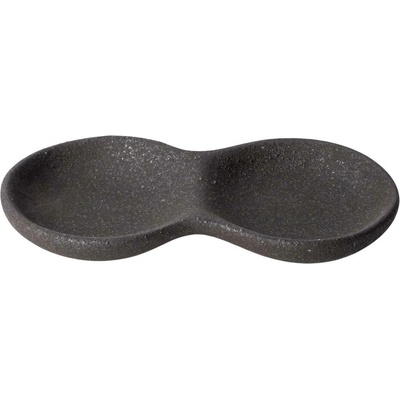 MIJ Miska na omáčku STONE SLAB keramika čierna 15 cm