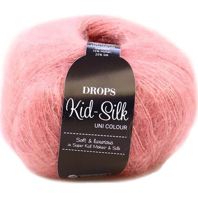 Drops Kid-Silk 46 višňový sorbet