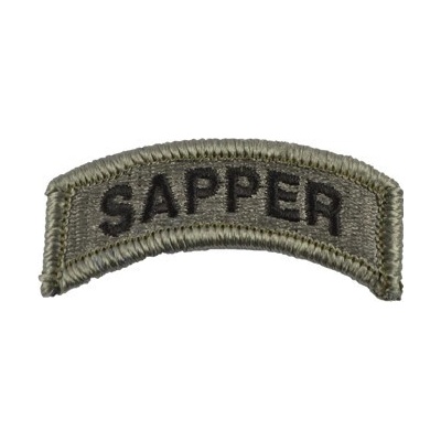 MILITARY RANGE Nášivka oblouček SAPPER Tab VELCRO - FOLIAGE