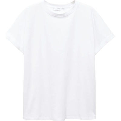 MANGO Тениска 'sevilla' бяло, размер xl