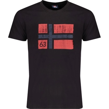 Norway 1963 Мъжка тениска с къс ръкав norway 1963, Цвят Черен (846019_neblack)