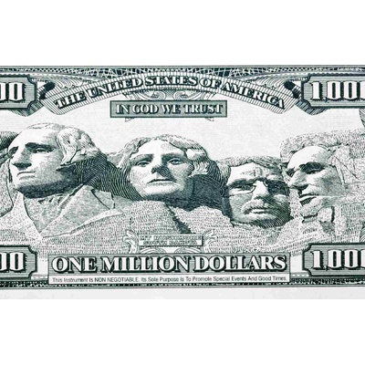 Dimex MS-5-2949 Vliesová fototapeta Mount Rashmore na bankovce rozměry 375 x 250 cm