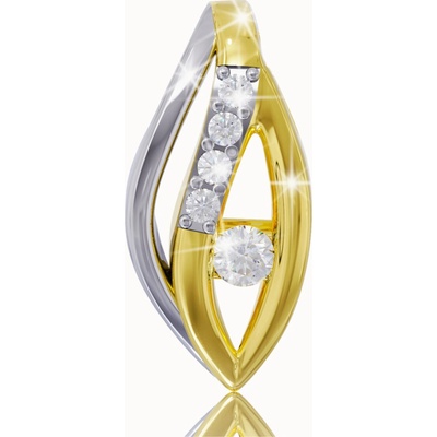 VIPgold Diamantový prívesok PE3673zb