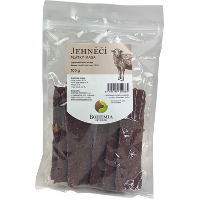 Bohemia Pet Food Jahňacie plátky 100 g