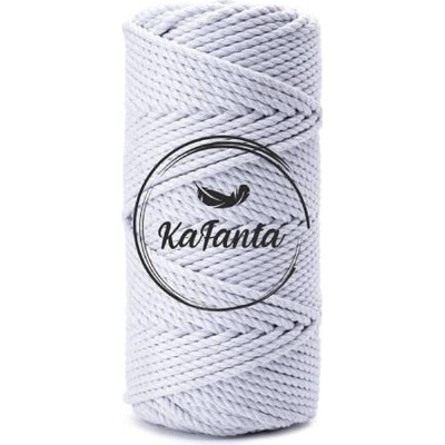 Bavlněná šňůra KaFanta Premium 3PLY 5mm - silver