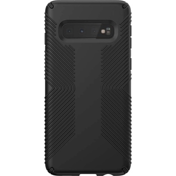 Speck Presidio Grip Case - удароустойчив хибриден кейс за Samsung Galaxy S10 (черен)