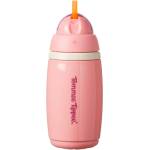 Tommee Tippee Неразливаща се термочаша Tommee Tippee - Insulated Straw, 266 ml, розова (TT.0293)