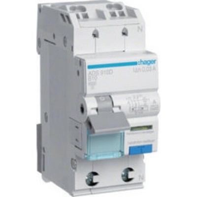 Hager 10A 30mA B ADS910D