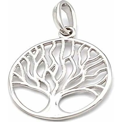 B&B Goldinvestic Zlatý přívěsek strom života bílé zlato N4854