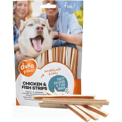 Duvo+ dog Mmmeatz! Chicken & fish strips 80 g
