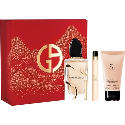 Armani Sì Armani Sì EDP + EDP 10 ml + tělové mléko 50 ml 100 ml